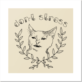 Cat and  antistress Posters and Art